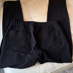 Eileen Fisher Ribbed Pull-On Ankle Pant